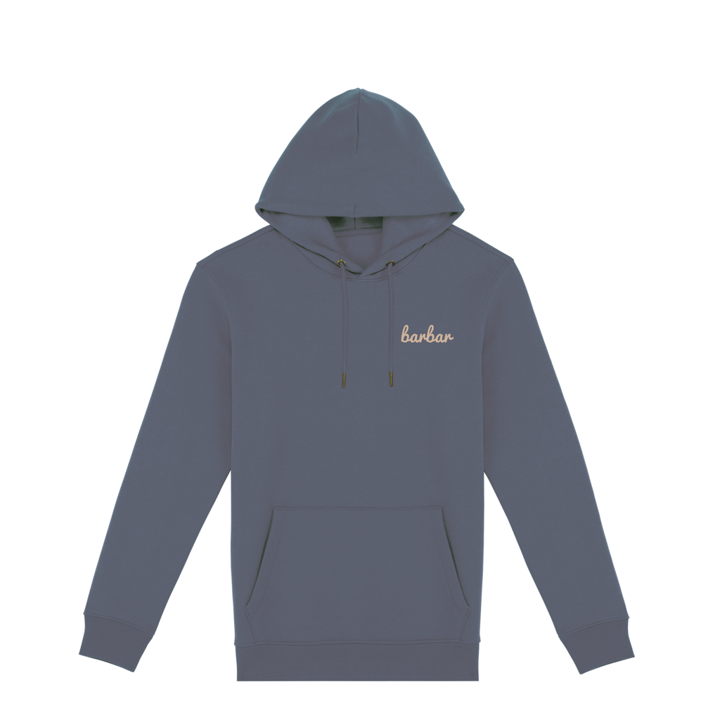 Uniseks Hoodie (BarBar Off-white logo)