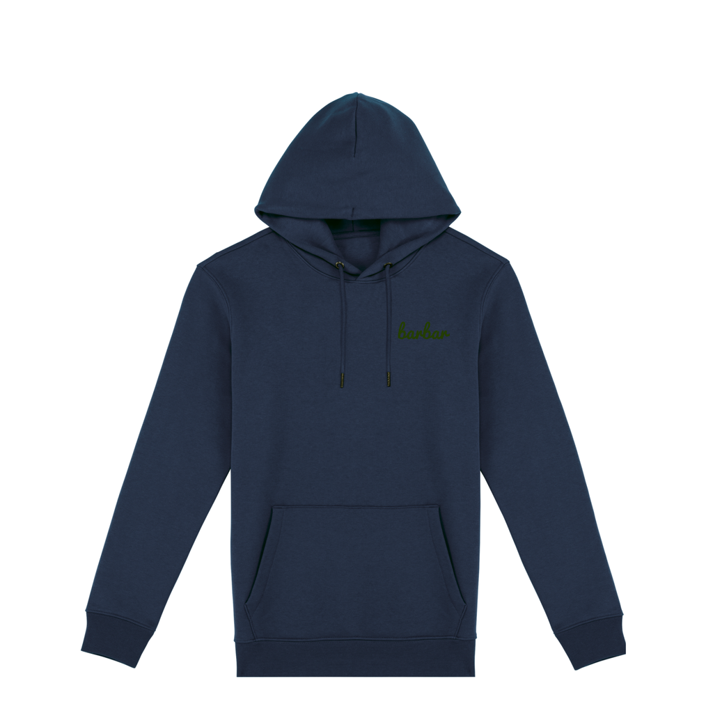 Uniseks Hoodie (BarBar Kakhi logo)