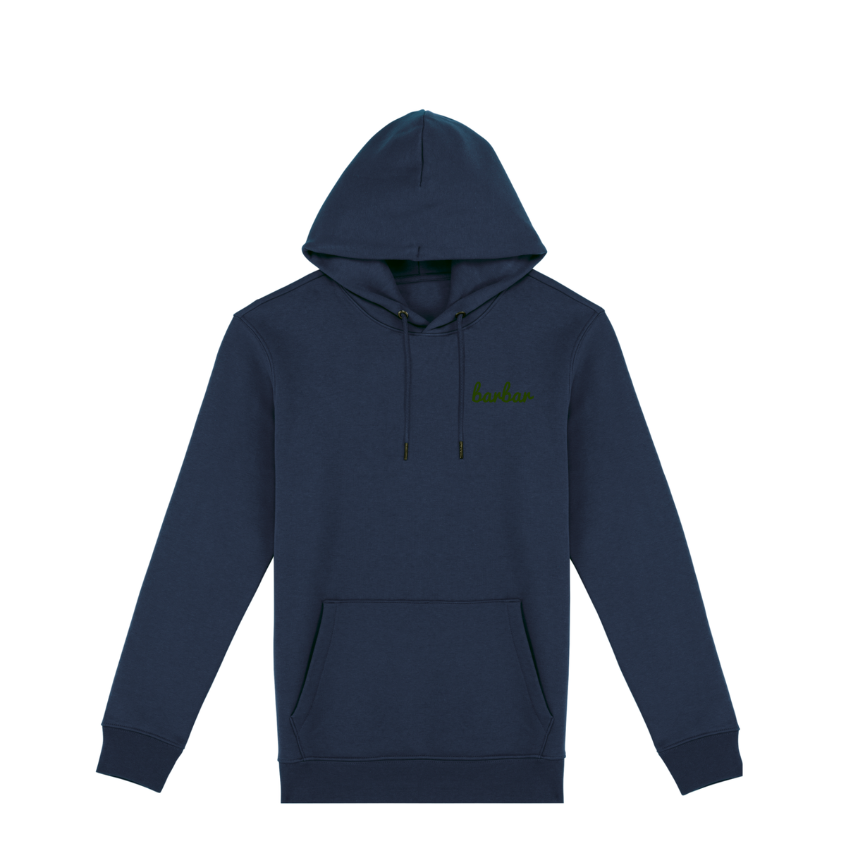 Uniseks Hoodie (BarBar Kakhi logo)