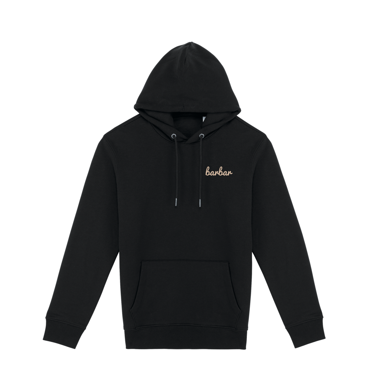 Uniseks Hoodie (BarBar Off-white logo)