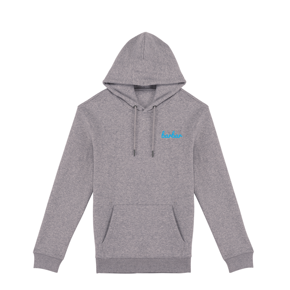 Uniseks Hoodie (BarBar Light blue logo)
