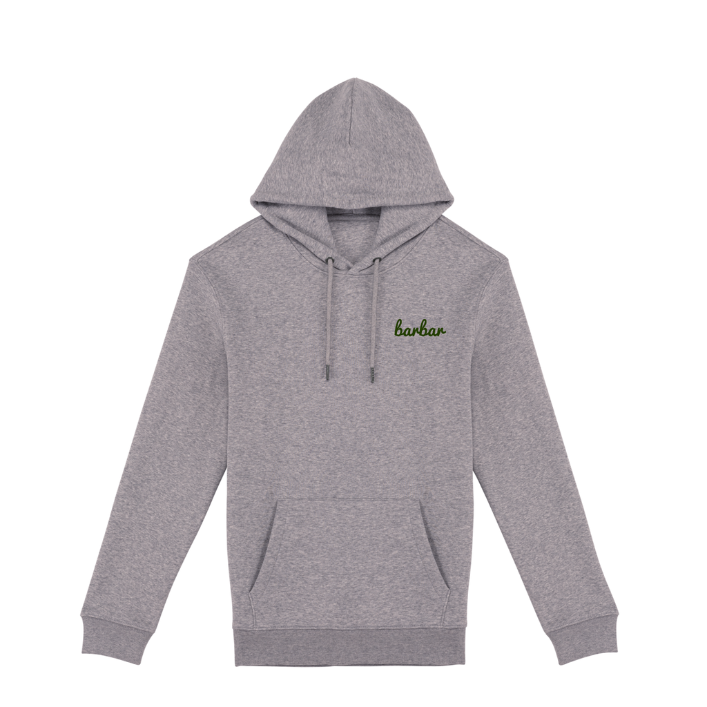 Uniseks Hoodie (BarBar Kakhi logo)