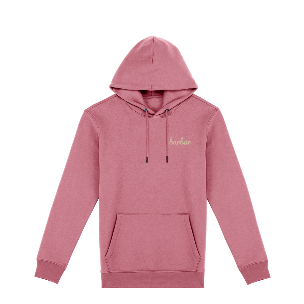 Uniseks Hoodie (BarBar Off-white logo)