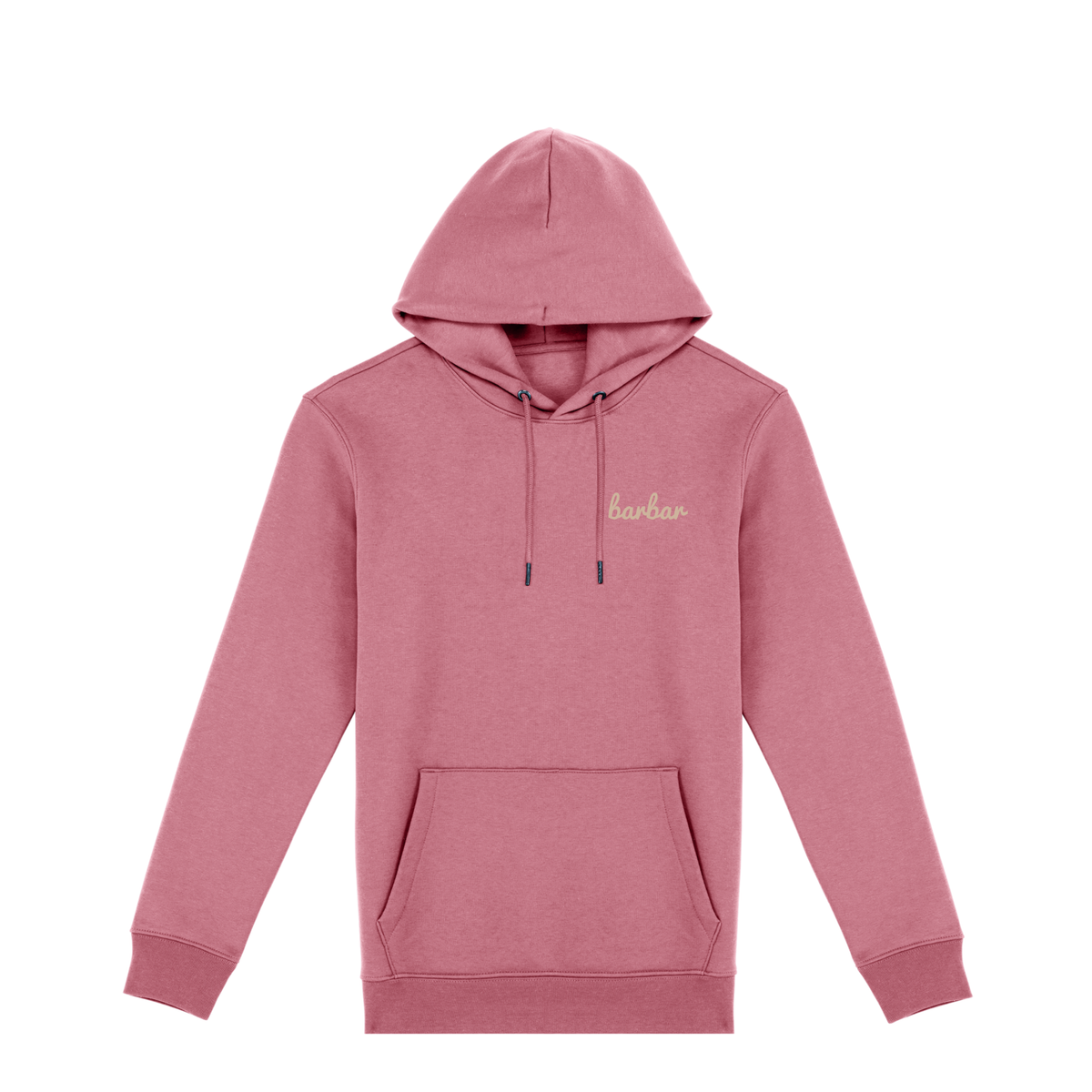 Uniseks Hoodie (BarBar Off-white logo)
