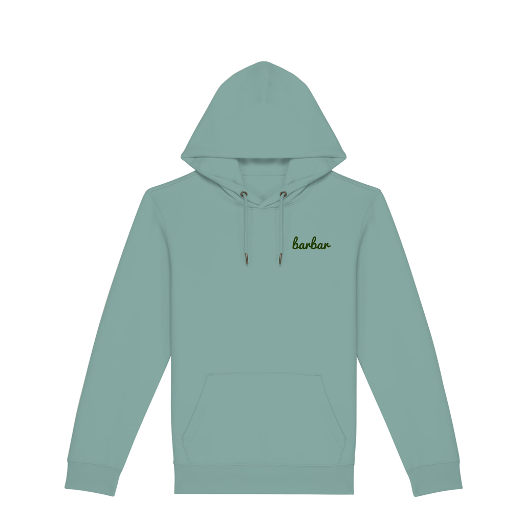 Uniseks Hoodie (BarBar Kakhi logo)