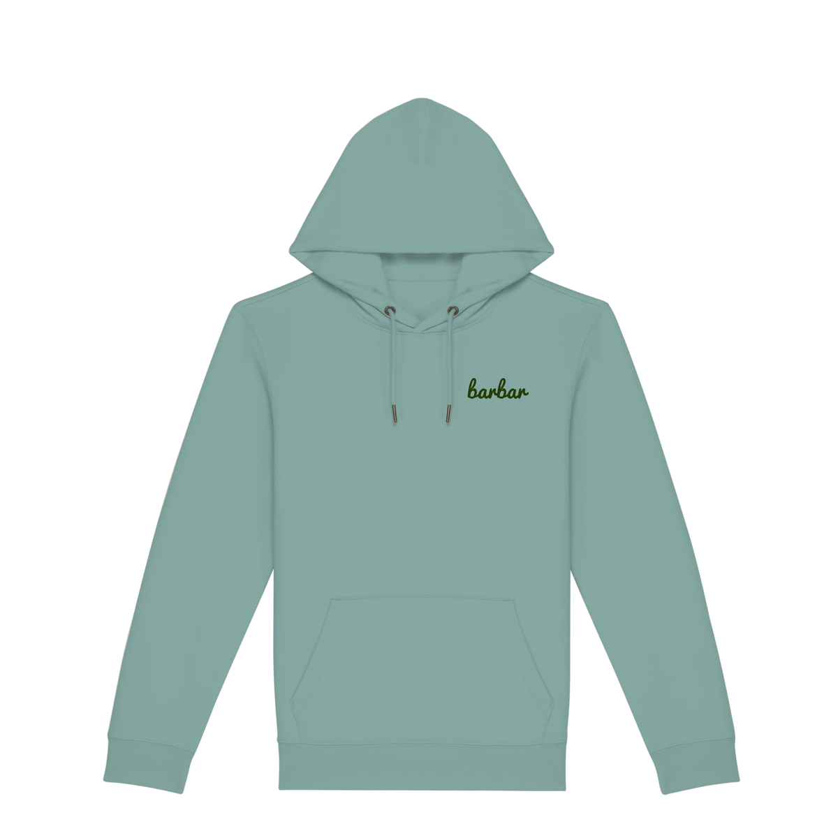 Uniseks Hoodie (BarBar Kakhi logo)