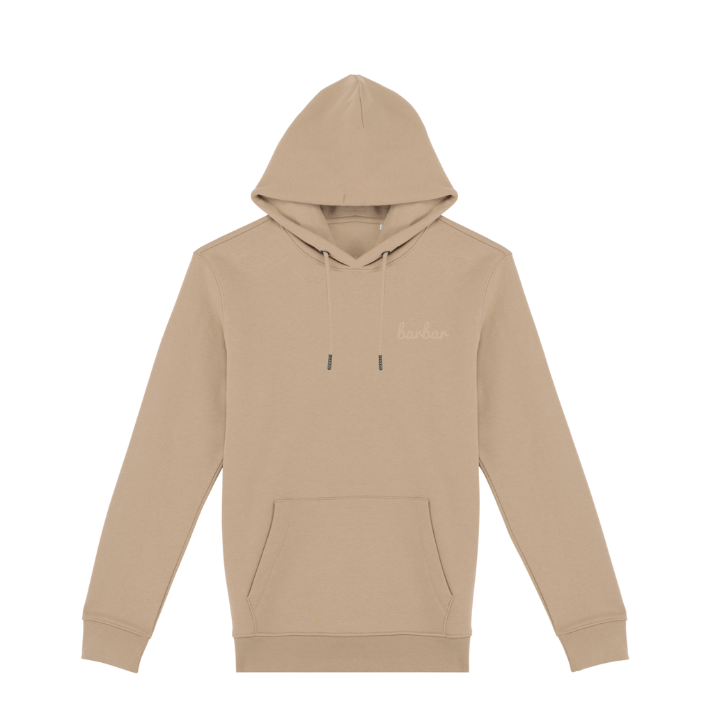 Uniseks Hoodie (BarBar Off-white logo)