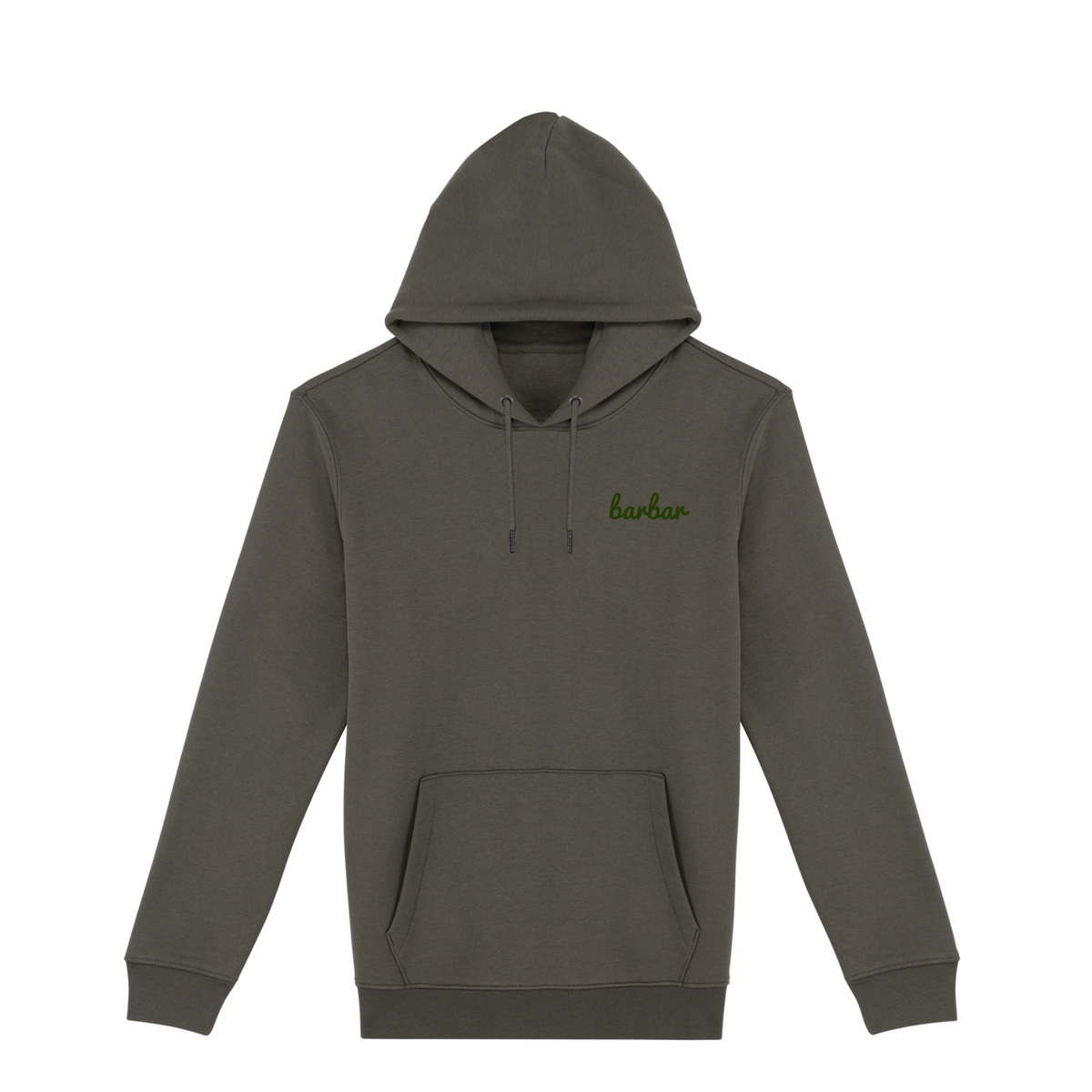 Uniseks Hoodie (BarBar Kakhi logo)