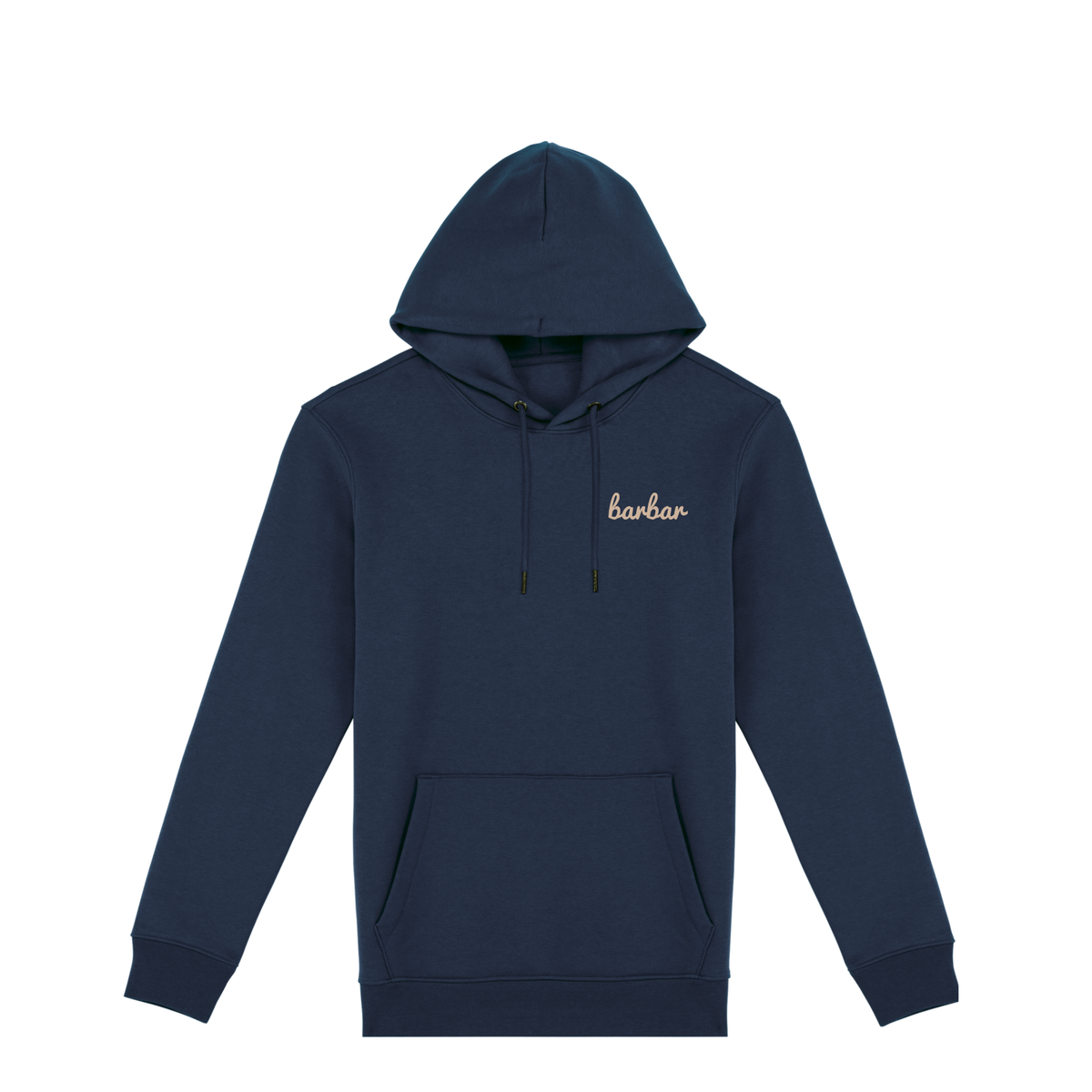 Uniseks Hoodie (BarBar Off-white logo)
