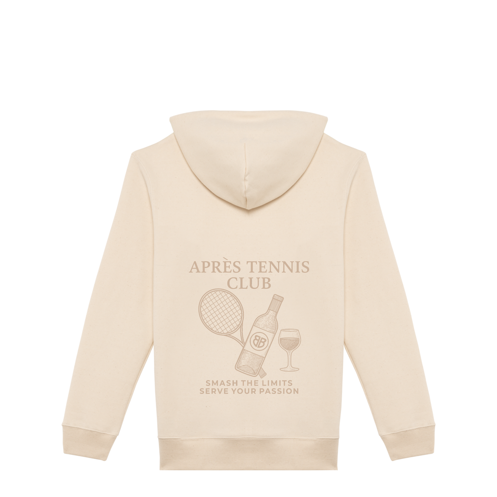 Uniseks Hoodie Après Tennis Club (Off-white logo)