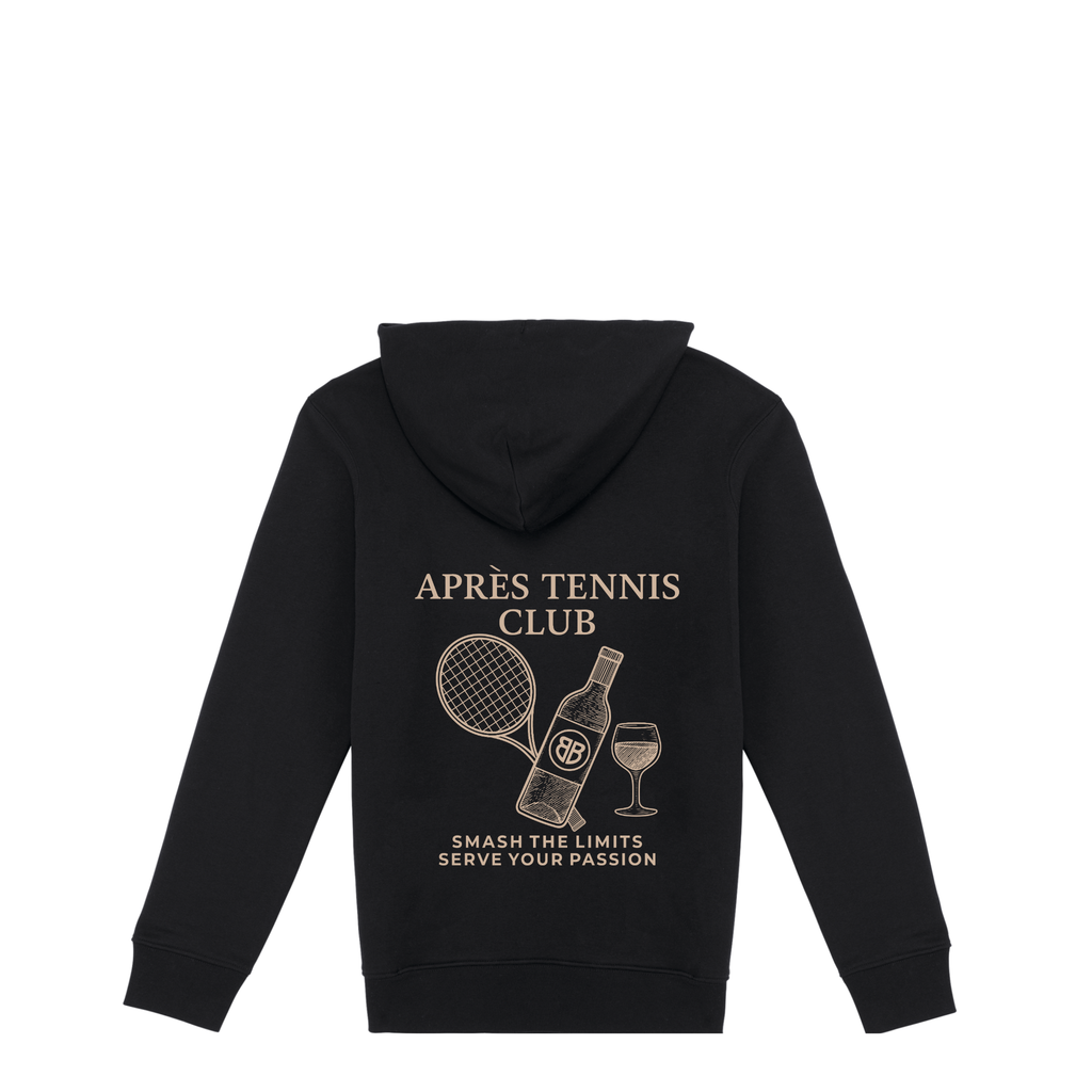 Uniseks Hoodie Après Tennis Club (Off-white logo)