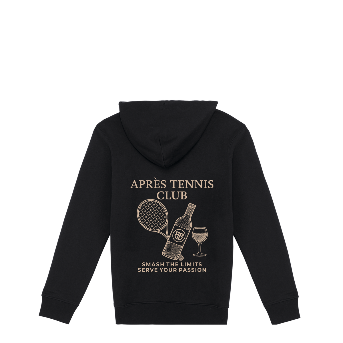 Uniseks Hoodie Après Tennis Club (Off-white logo)