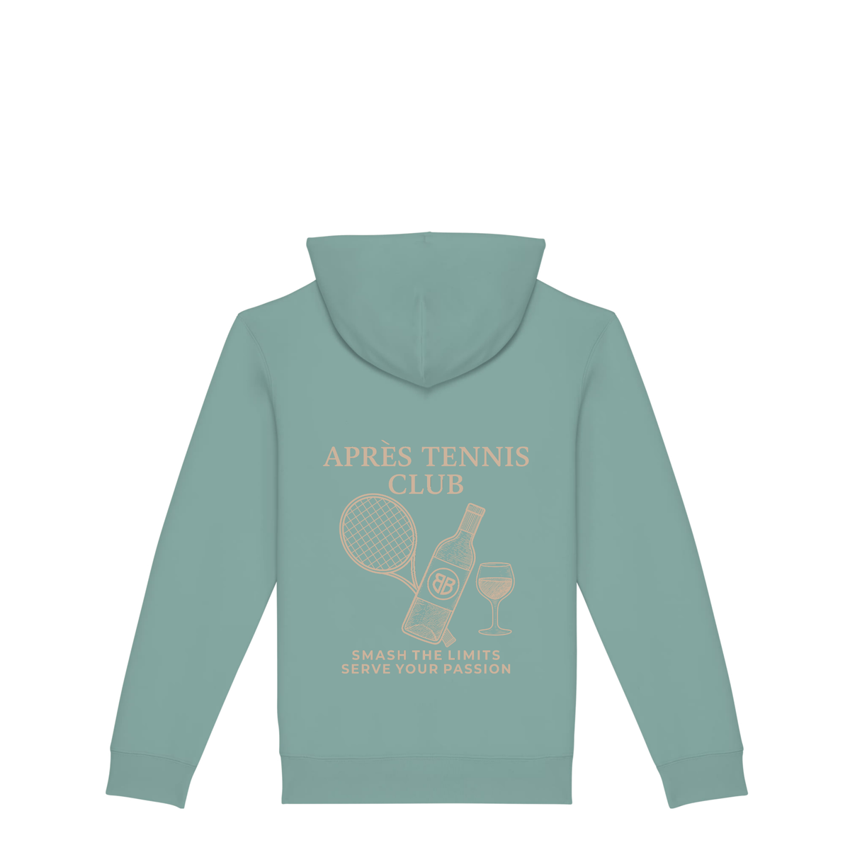 Uniseks Hoodie Après Tennis Club (Off-white logo)