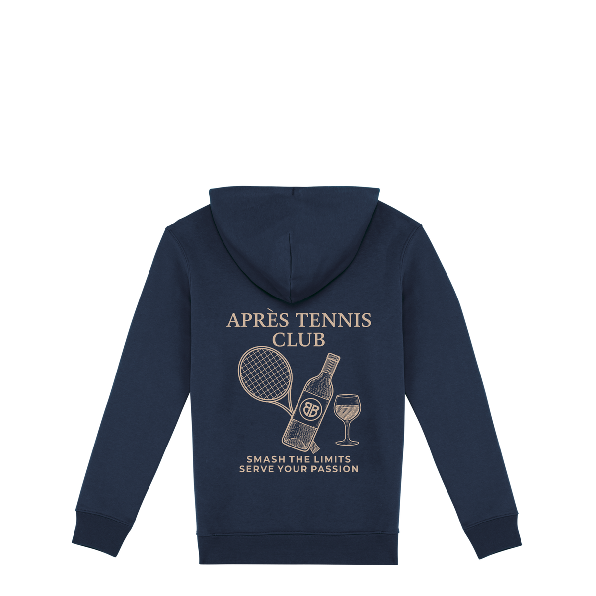 Uniseks Hoodie Après Tennis Club (Off-white logo)