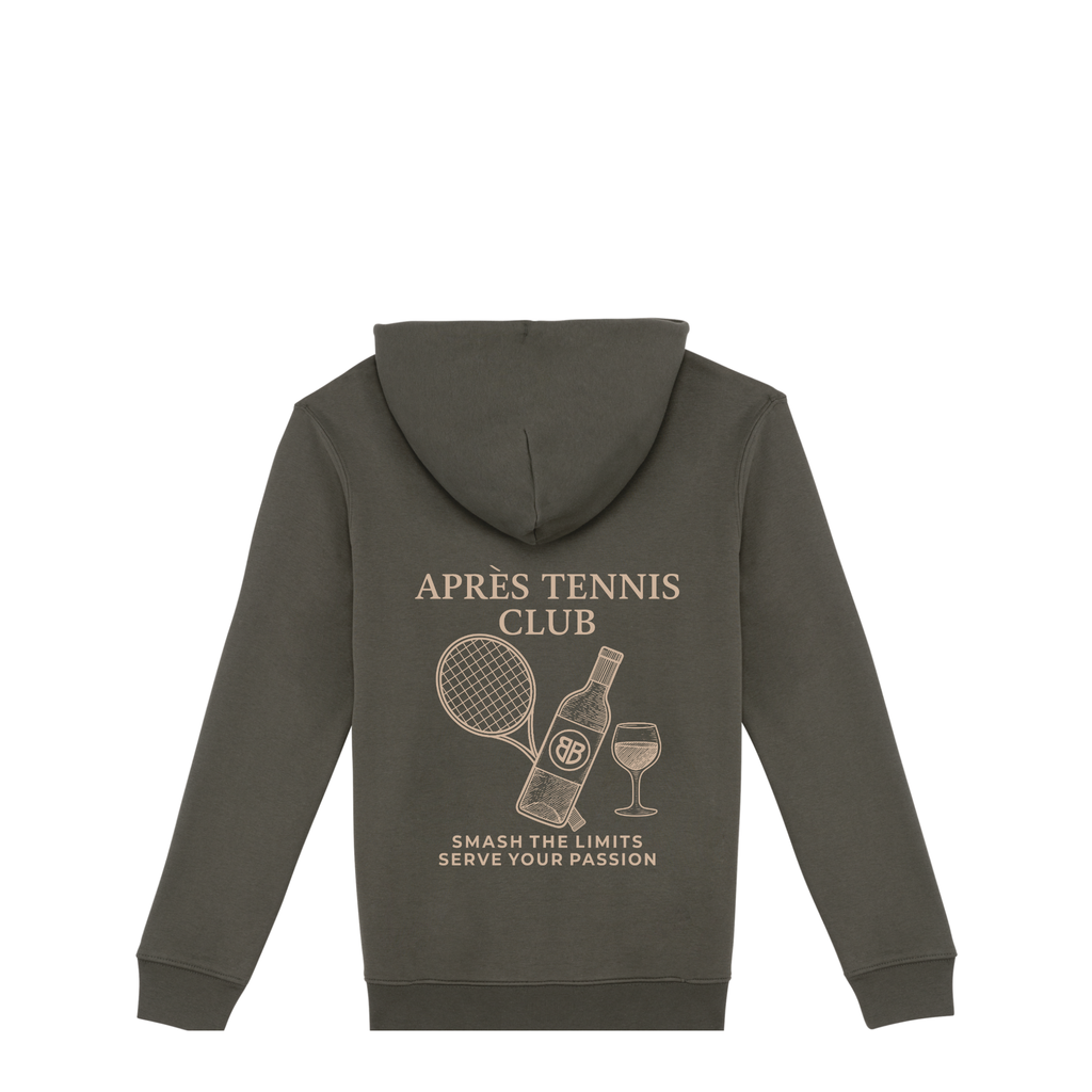 Uniseks Hoodie Après Tennis Club (Off-white logo)
