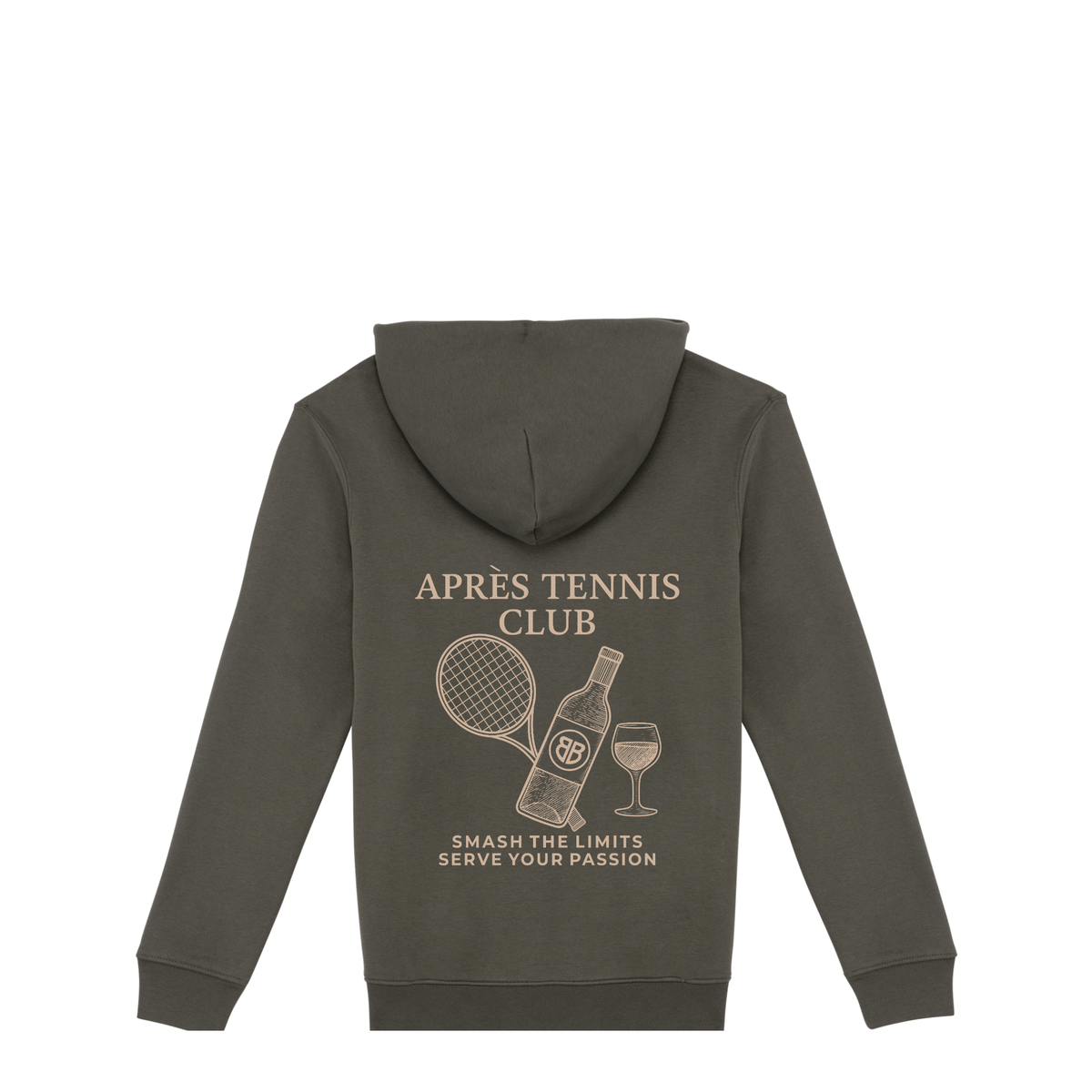 Uniseks Hoodie Après Tennis Club (Off-white logo)