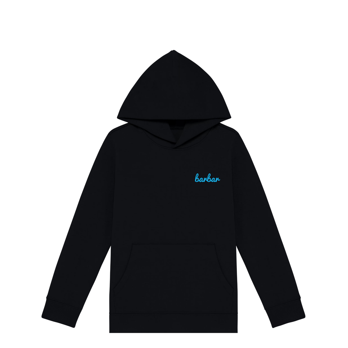 Kinder Hoodie (BarBar Light blue logo)