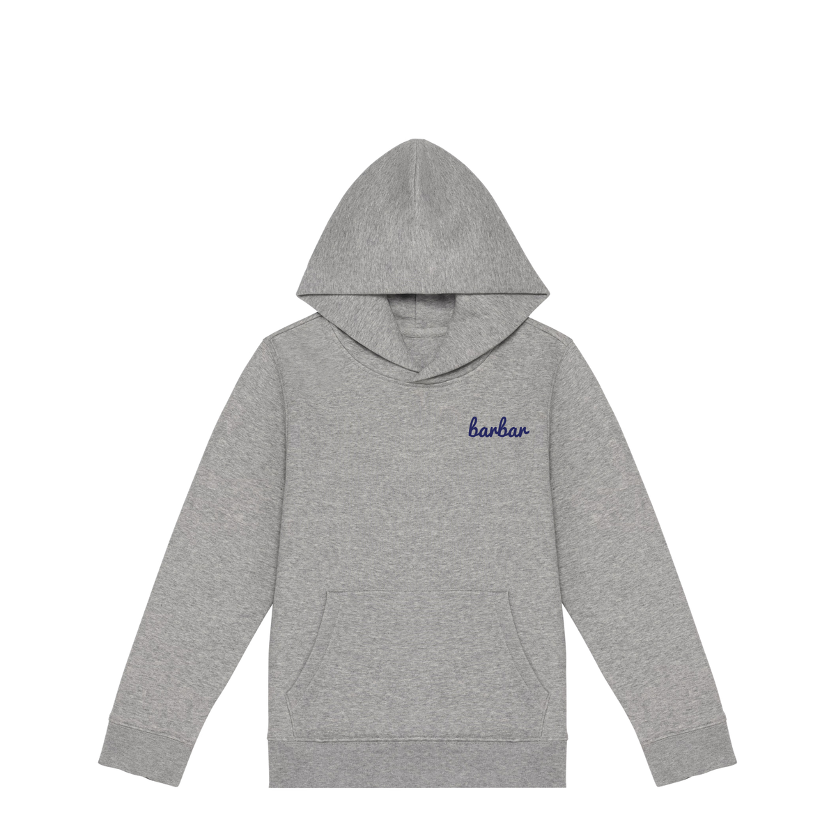 Kinder Hoodie (BarBar Navy blue logo)