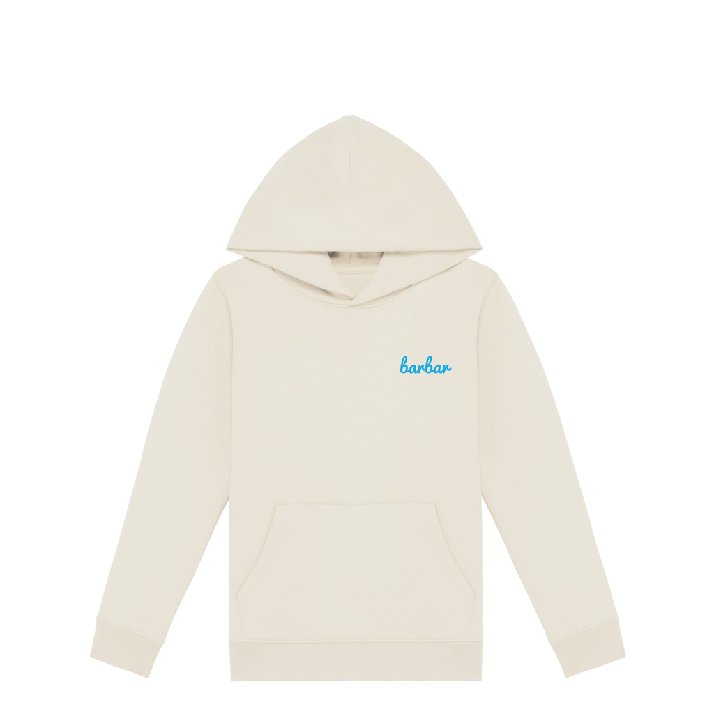 Kinder Hoodie (BarBar Light blue logo)