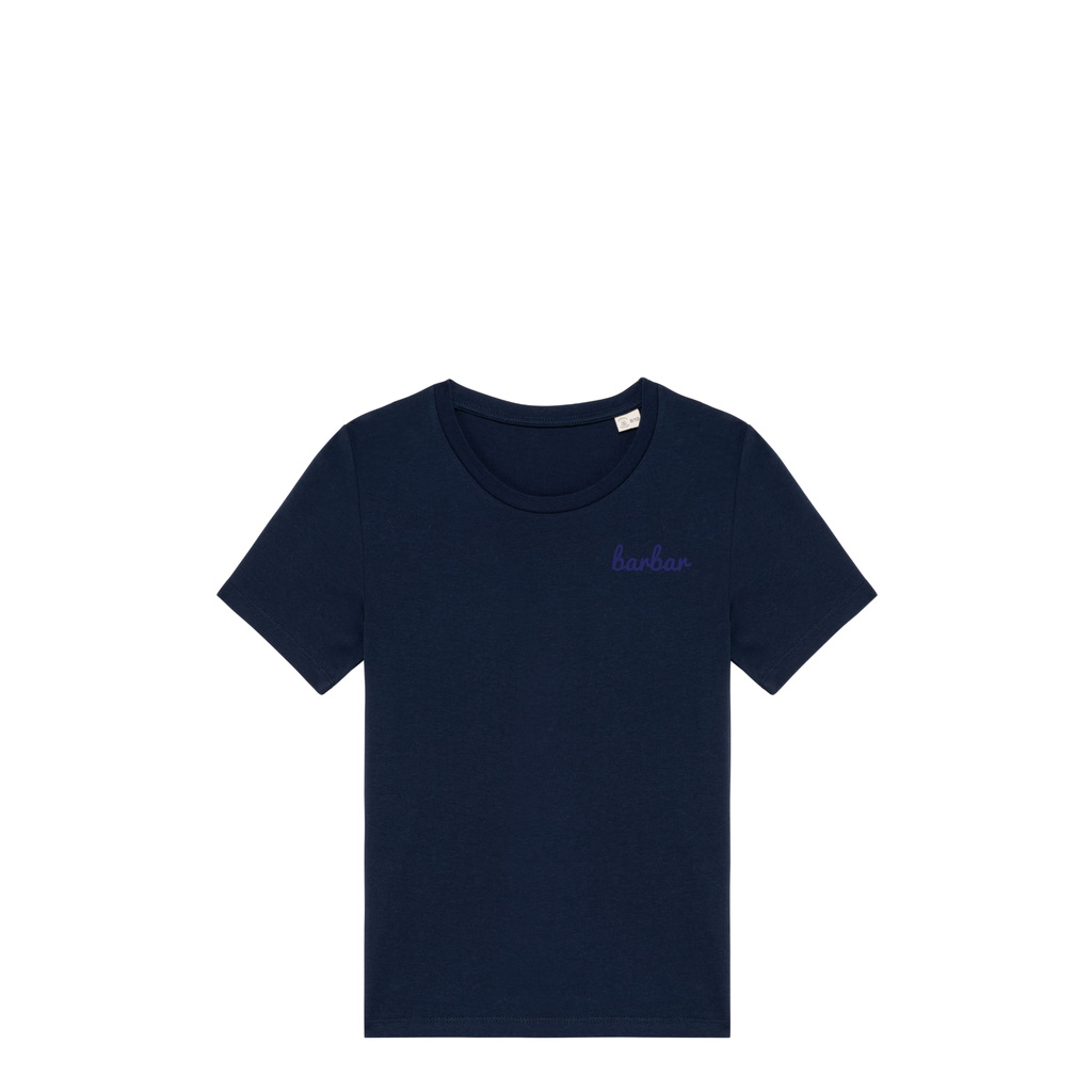 Kinder T-shirt (BarBar Navy blue logo)