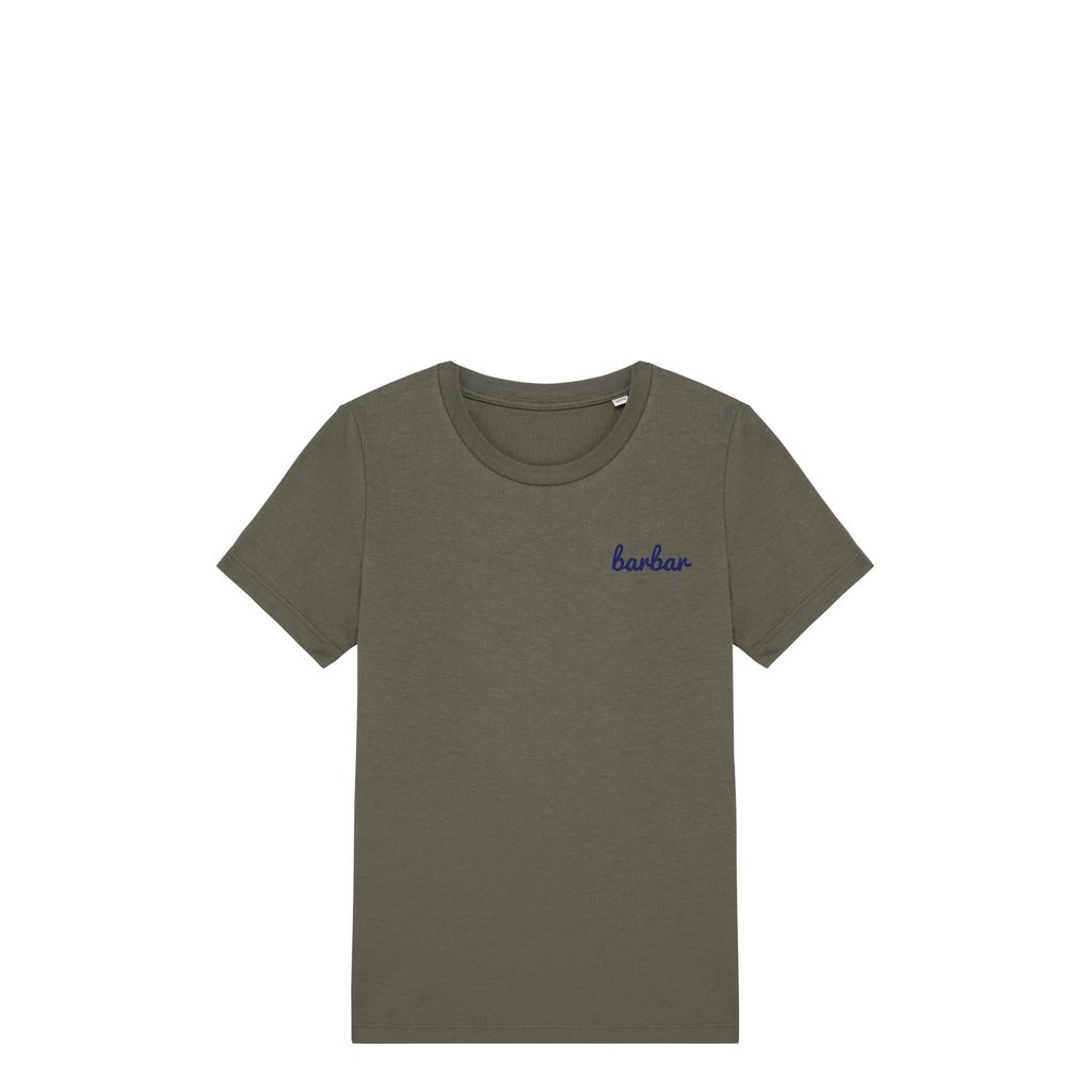 Kinder T-shirt (BarBar Navy blue logo)