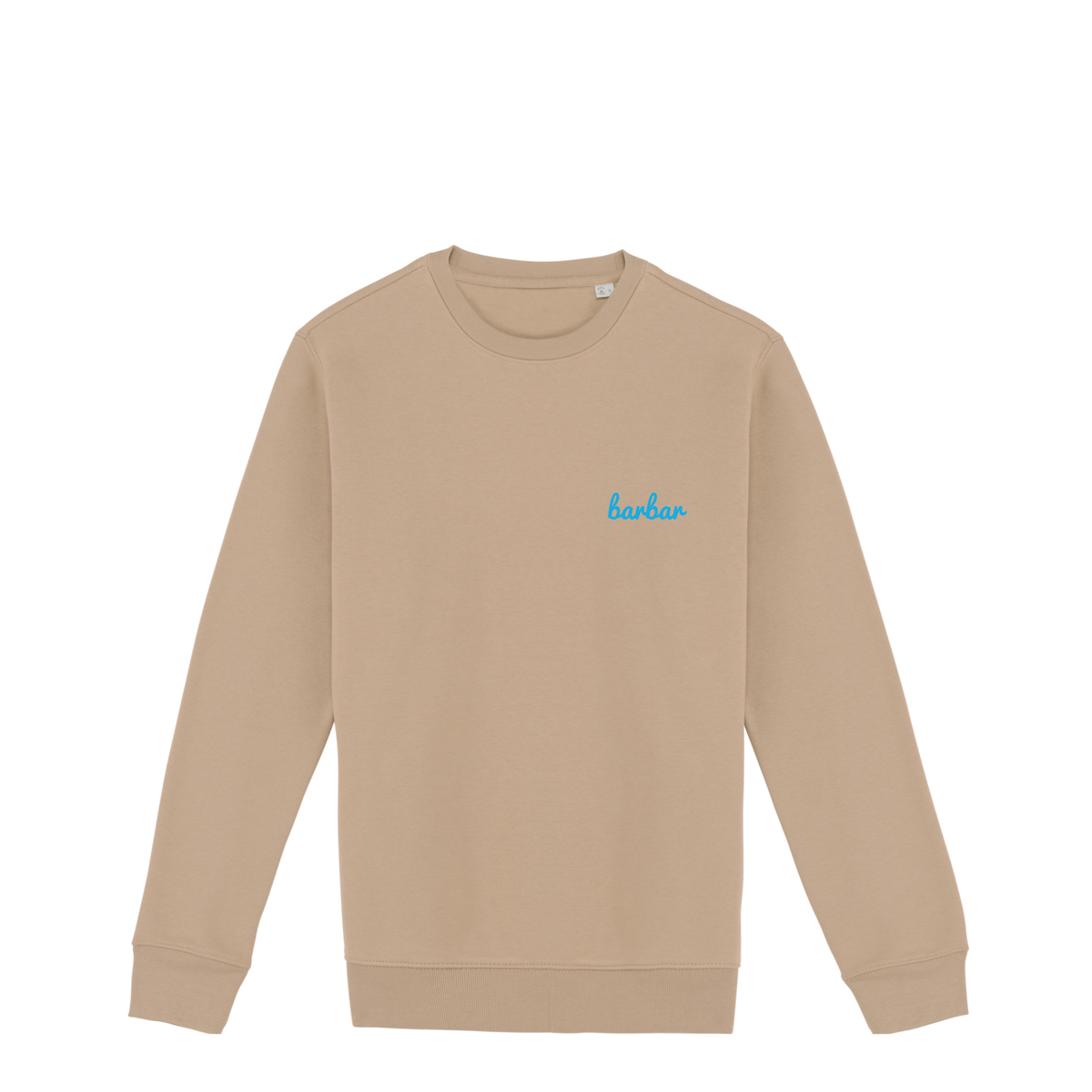 Uniseks Sweater (BarBar Light blue logo)