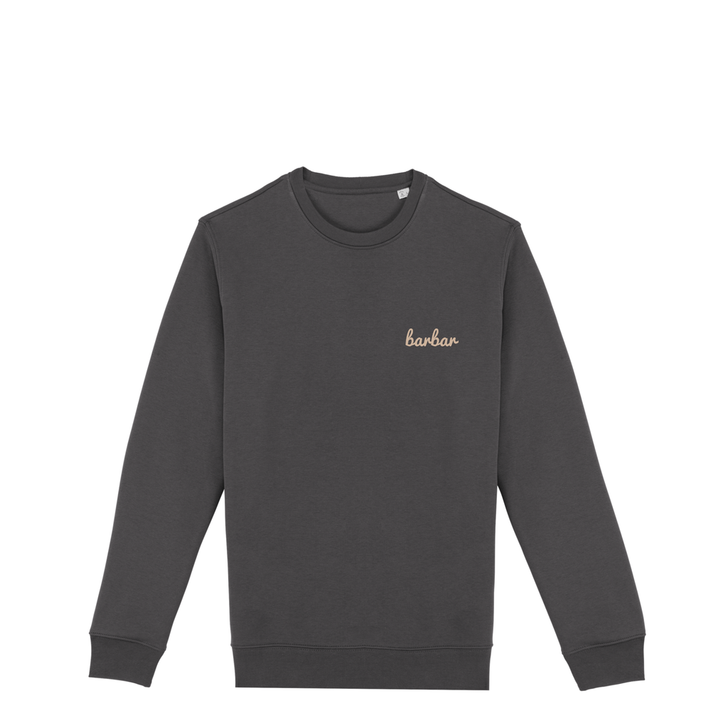 Uniseks Sweater (BarBar Off-white logo)