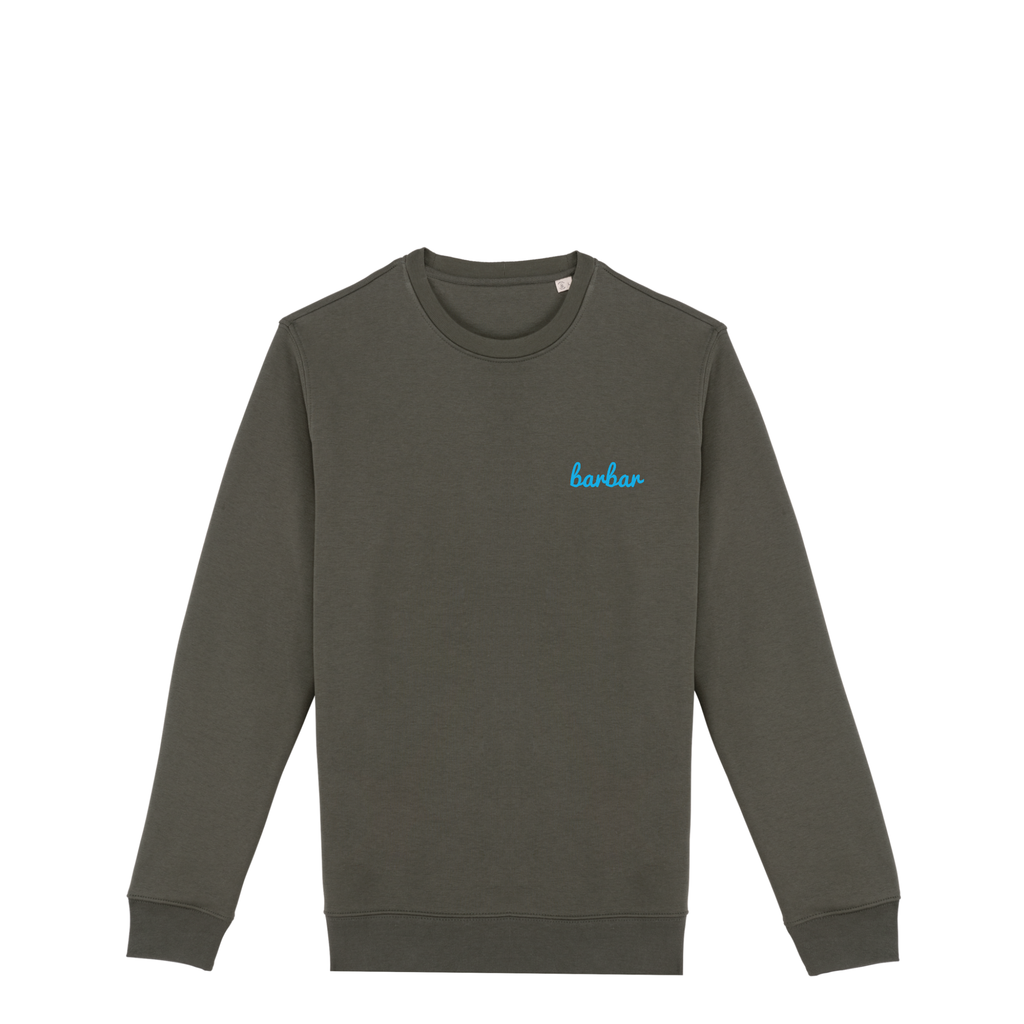 Uniseks Sweater (BarBar Light blue logo)