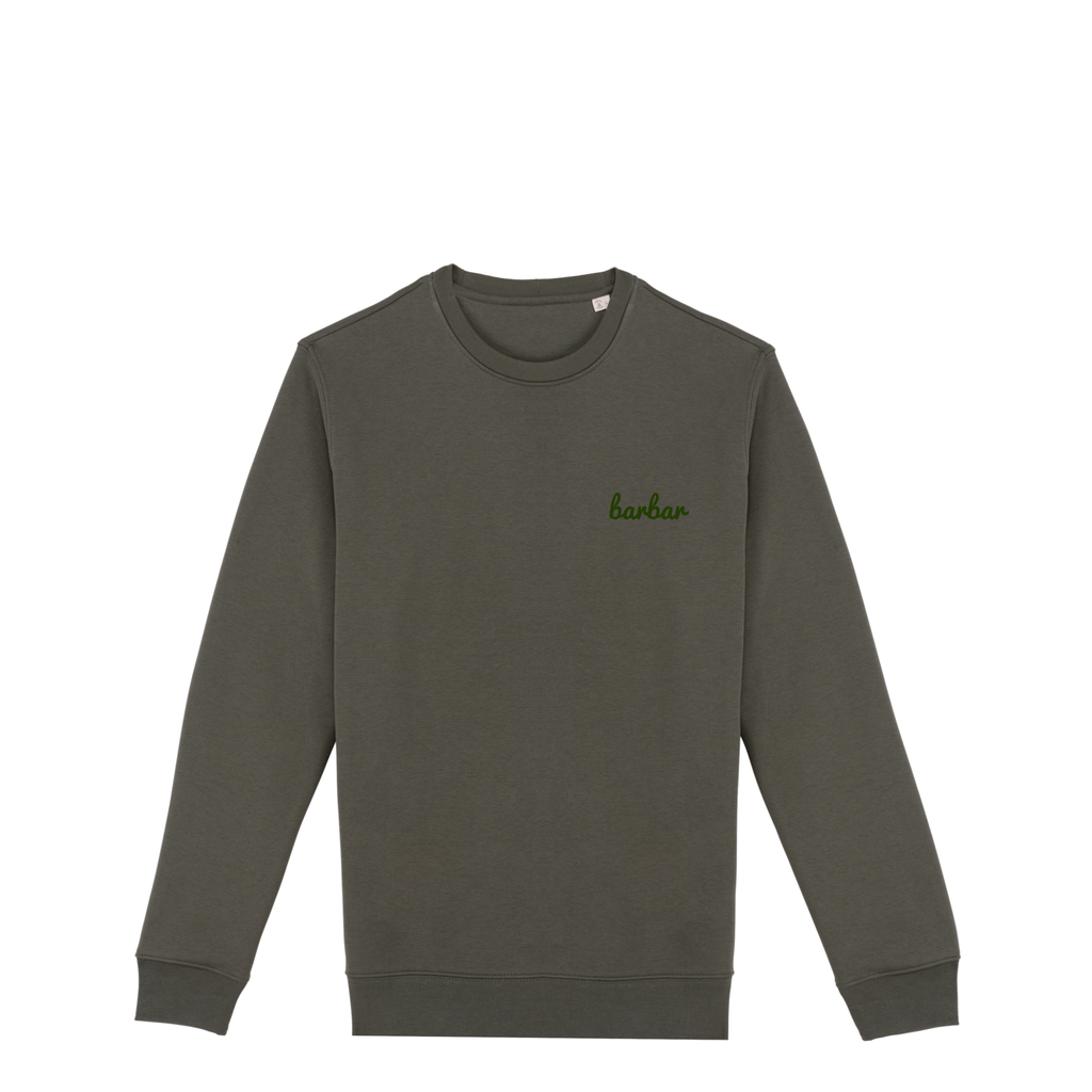 Uniseks Sweater (BarBar Kakhi logo)
