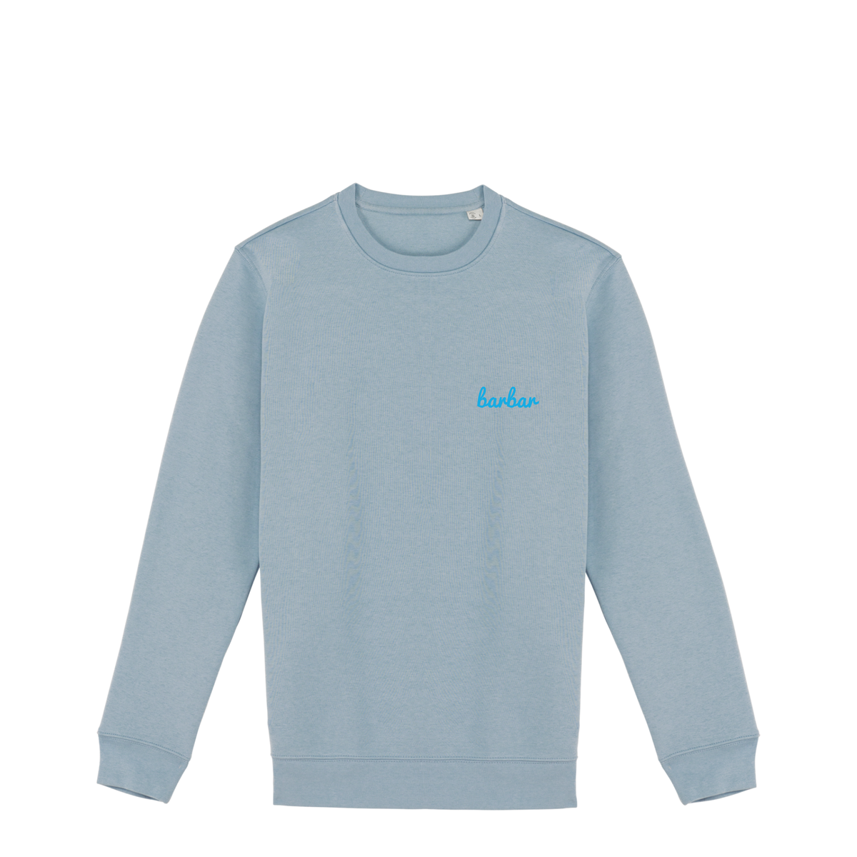 Uniseks Sweater (BarBar Light blue logo)