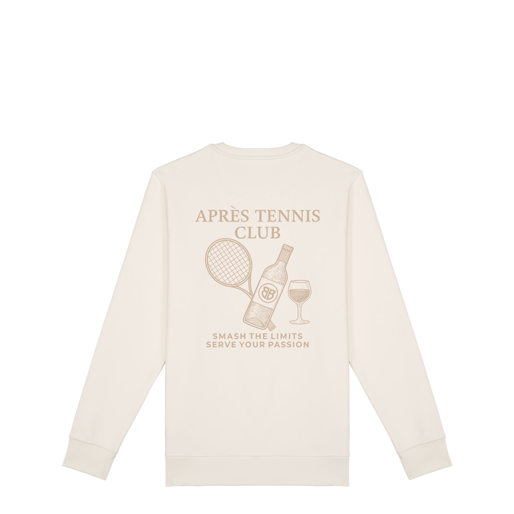 Uniseks Sweater Après Tennis Club (Off-white logo)
