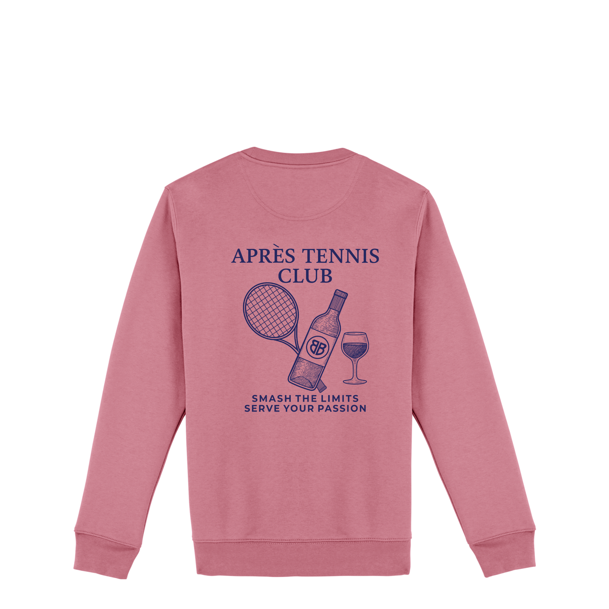 Uniseks Sweater Après Tennis Club (Navy Blue logo)