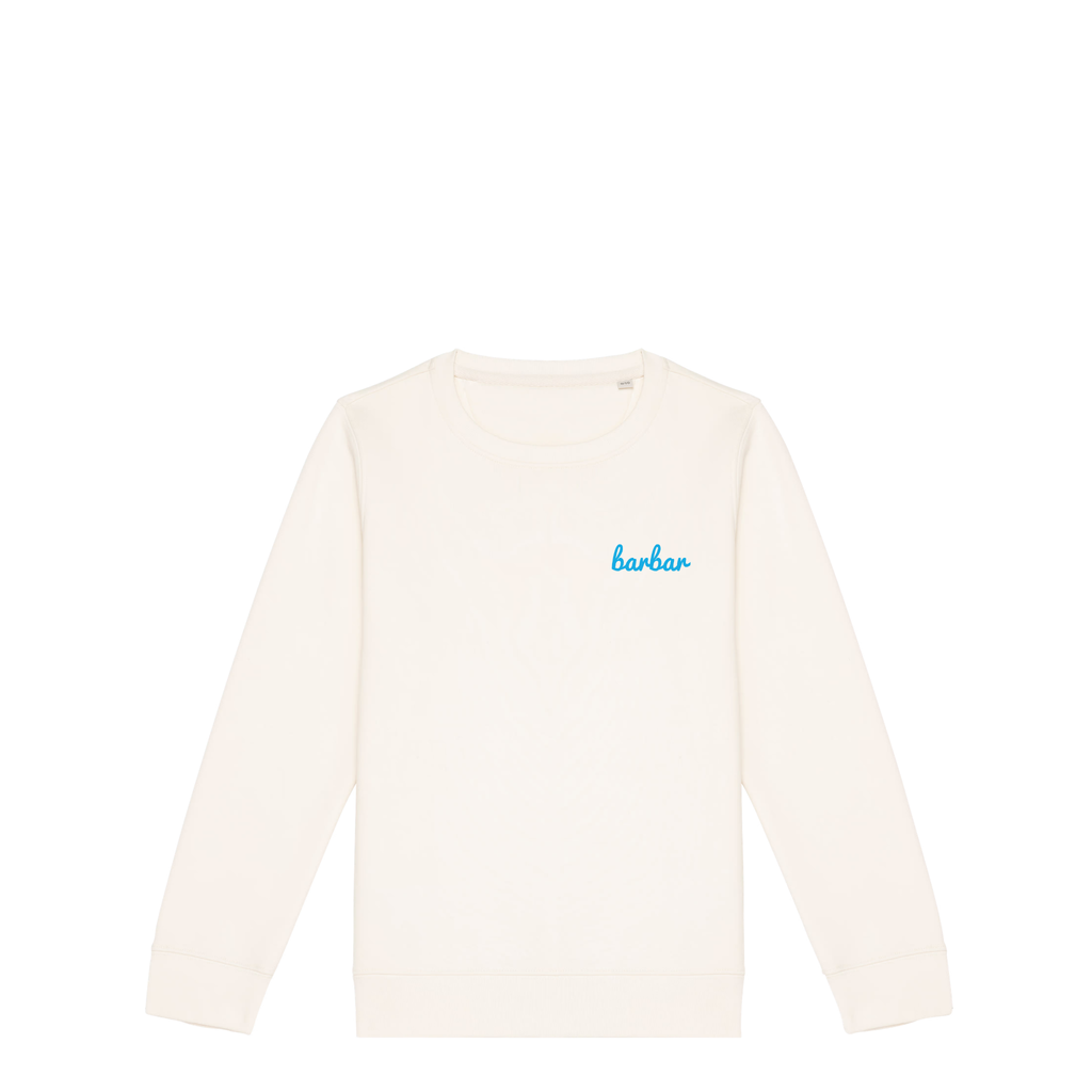 Kinder Sweater (BarBar Light blue logo)