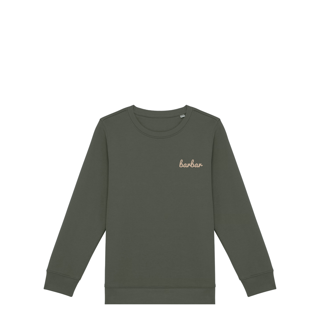 Kinder Sweater (BarBar Off-white logo)