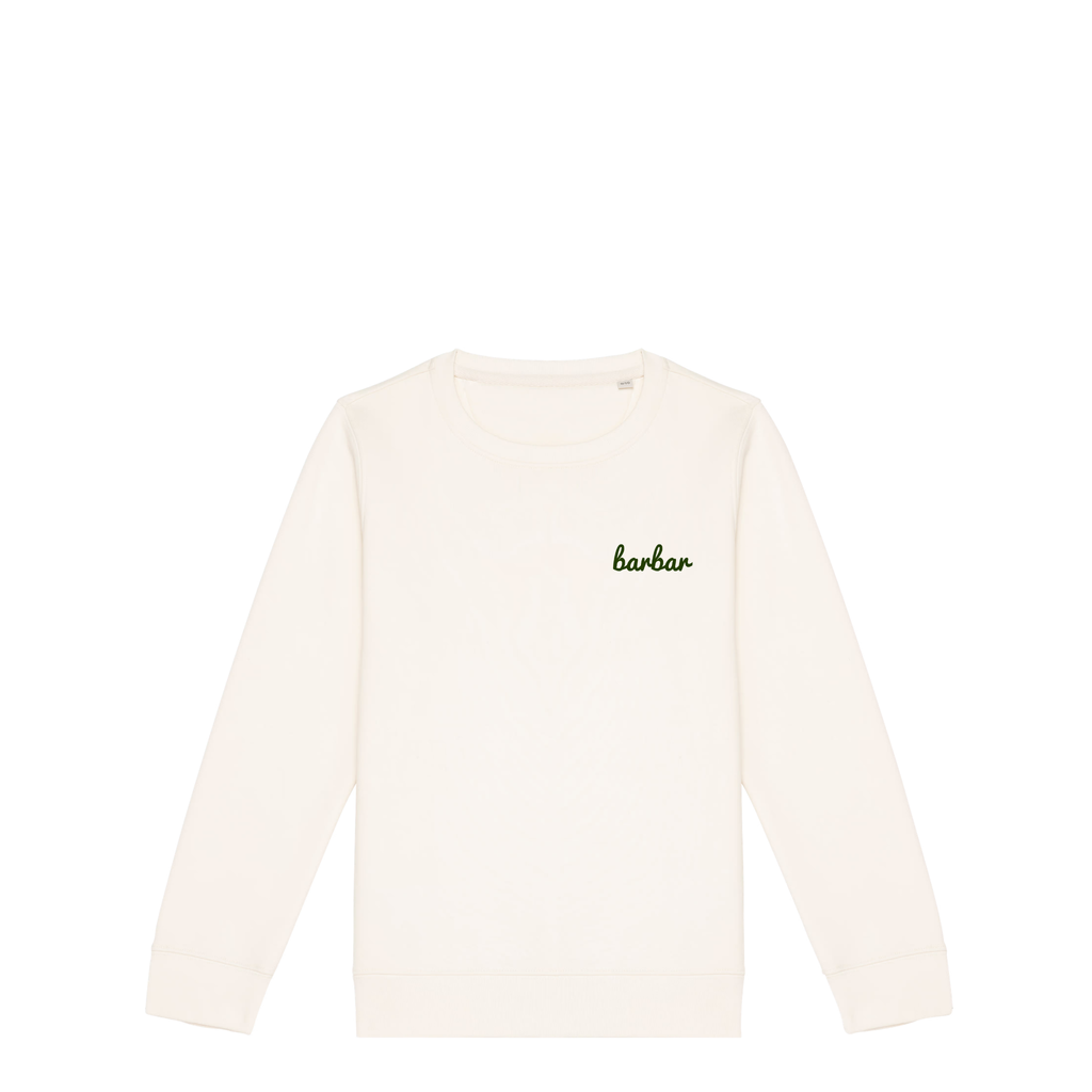 Kinder Sweater (BarBar Kakhi logo)