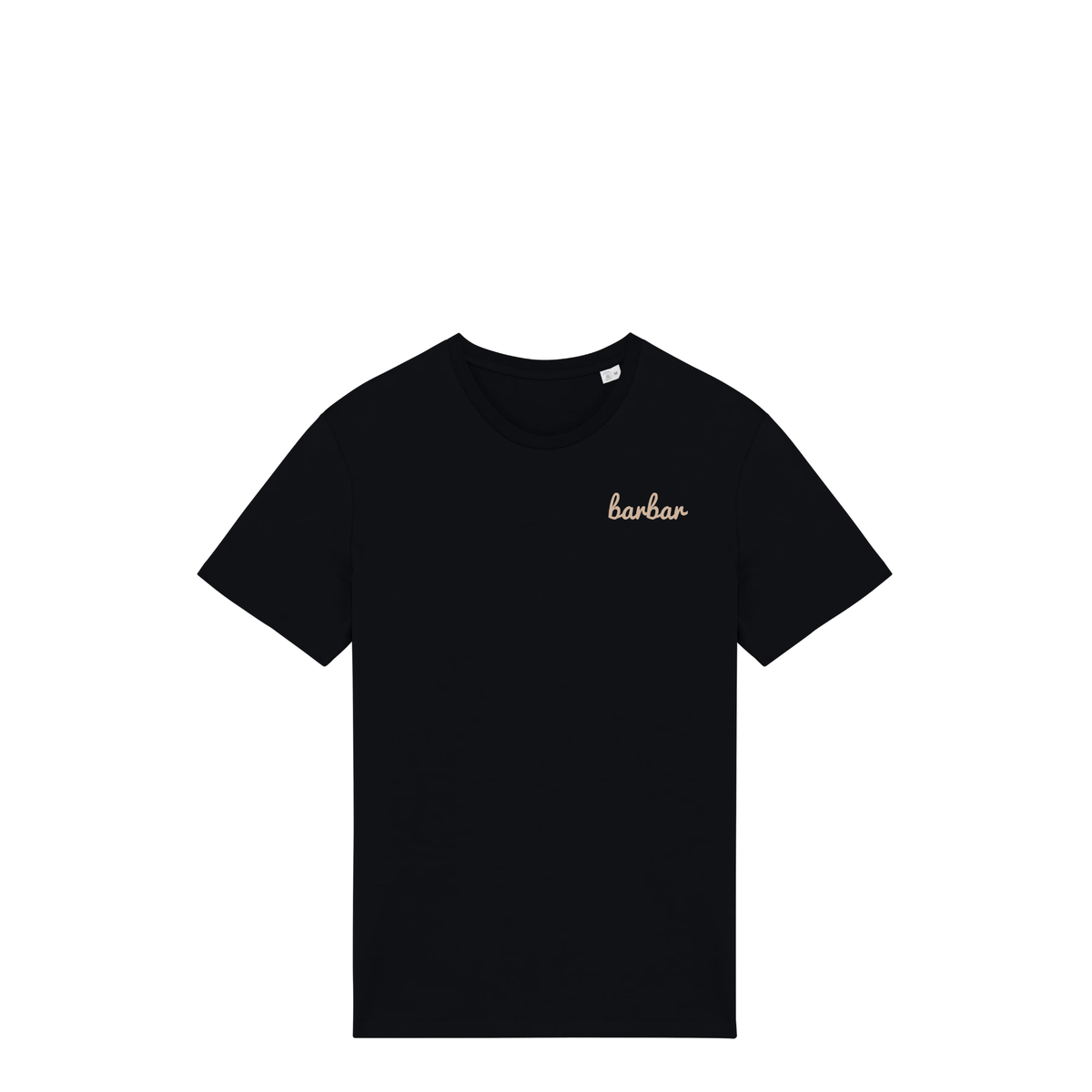 Uniseks T-shirt (BarBar Off-white logo)