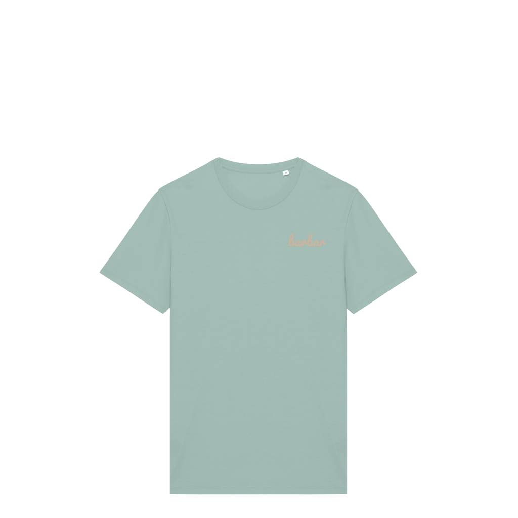 Uniseks T-shirt (BarBar Off-white logo)