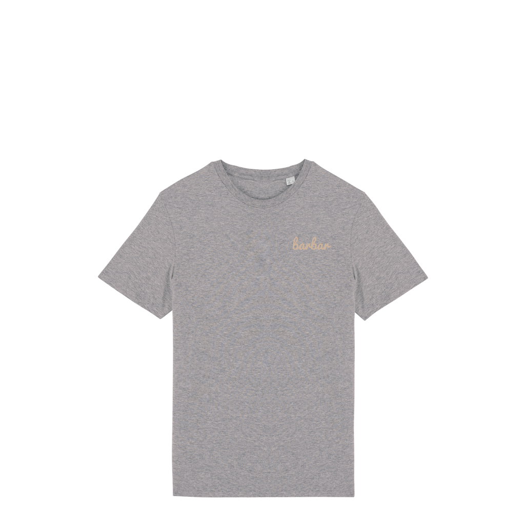 Uniseks T-shirt (BarBar Off-white logo)