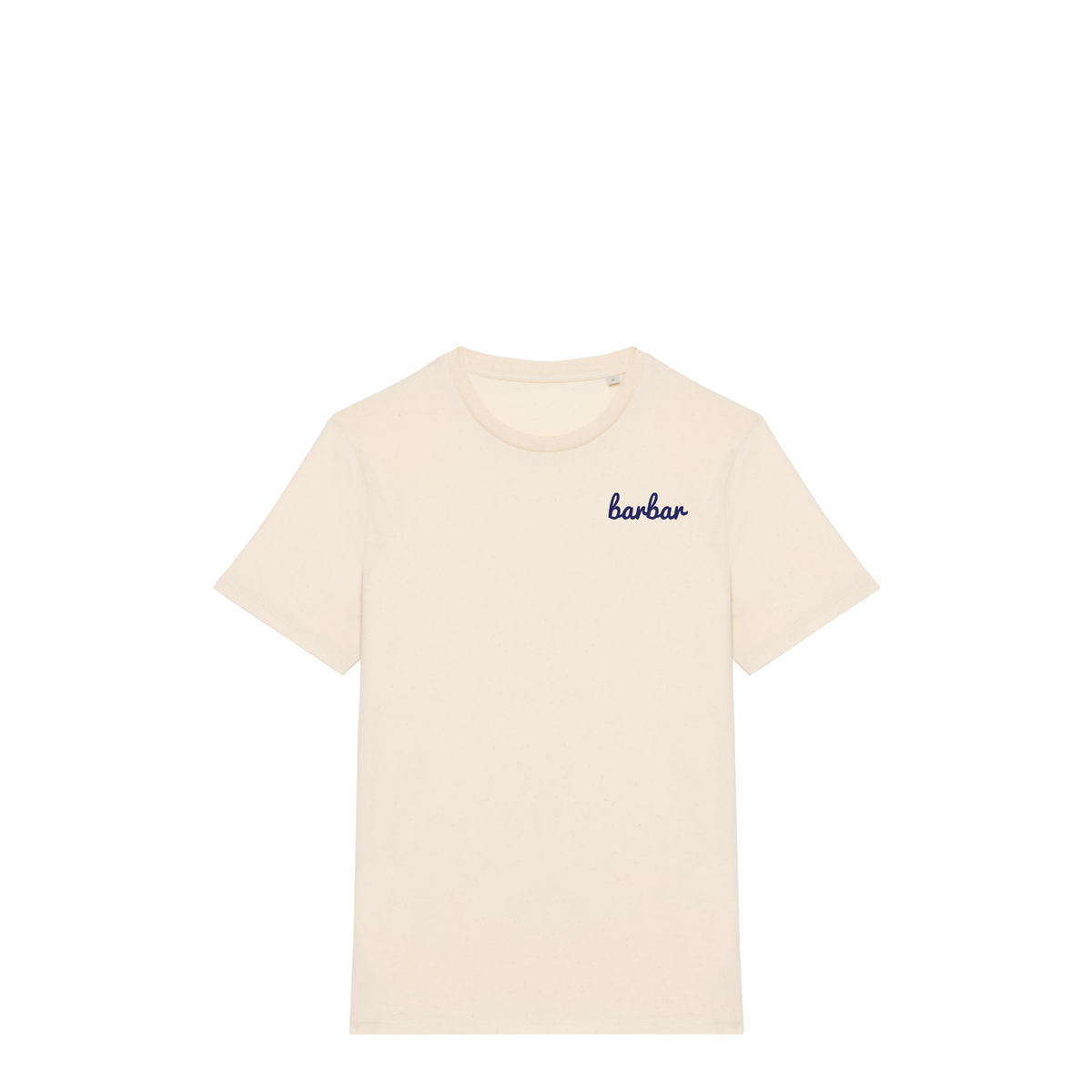 Uniseks T-shirt (BarBar Navy blue logo)
