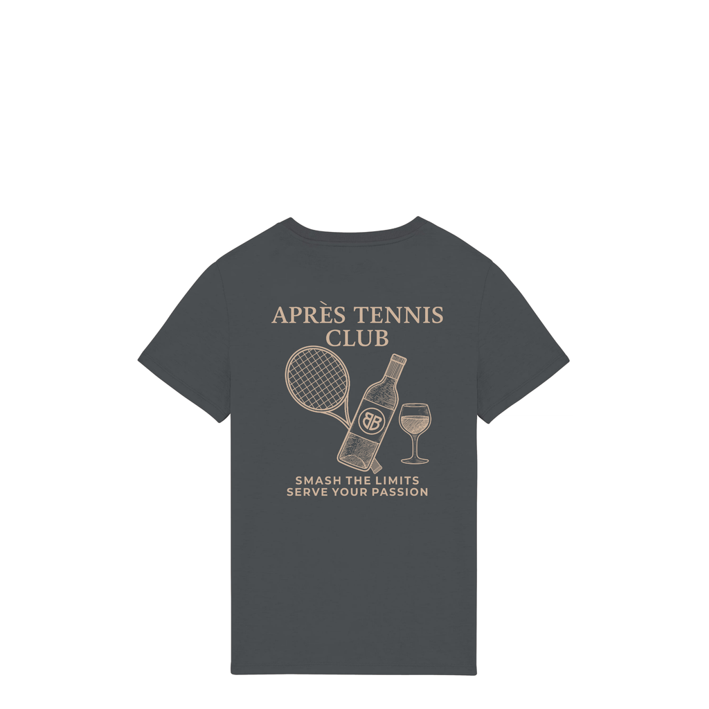 Uniseks T-shirt Après Tennis Club (Off-white logo)