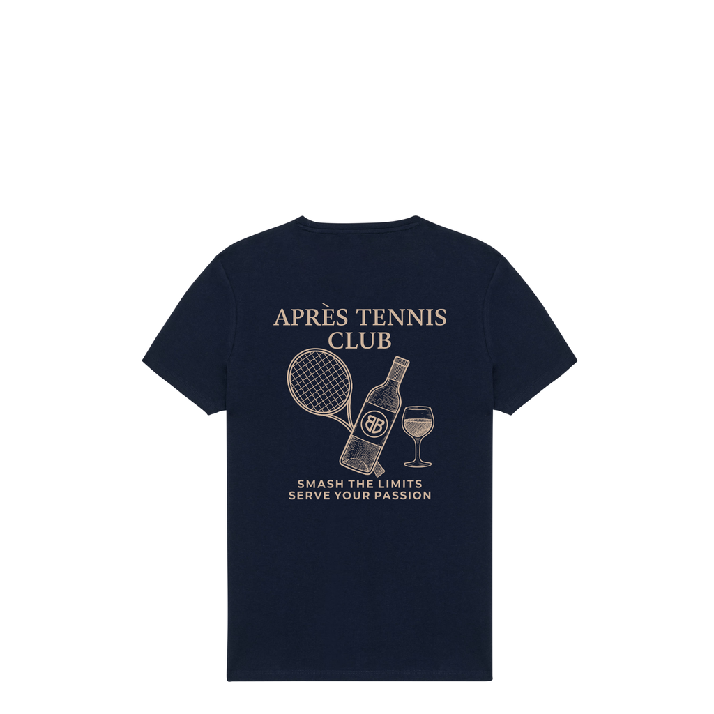 Uniseks T-shirt Après Tennis Club (Off-white logo)