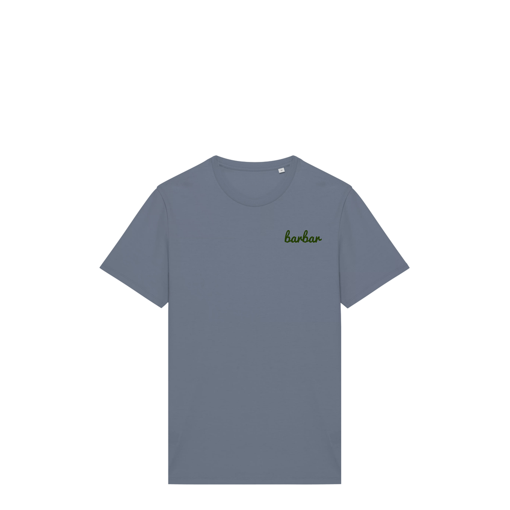 Uniseks T-shirt (BarBar Khaki logo)