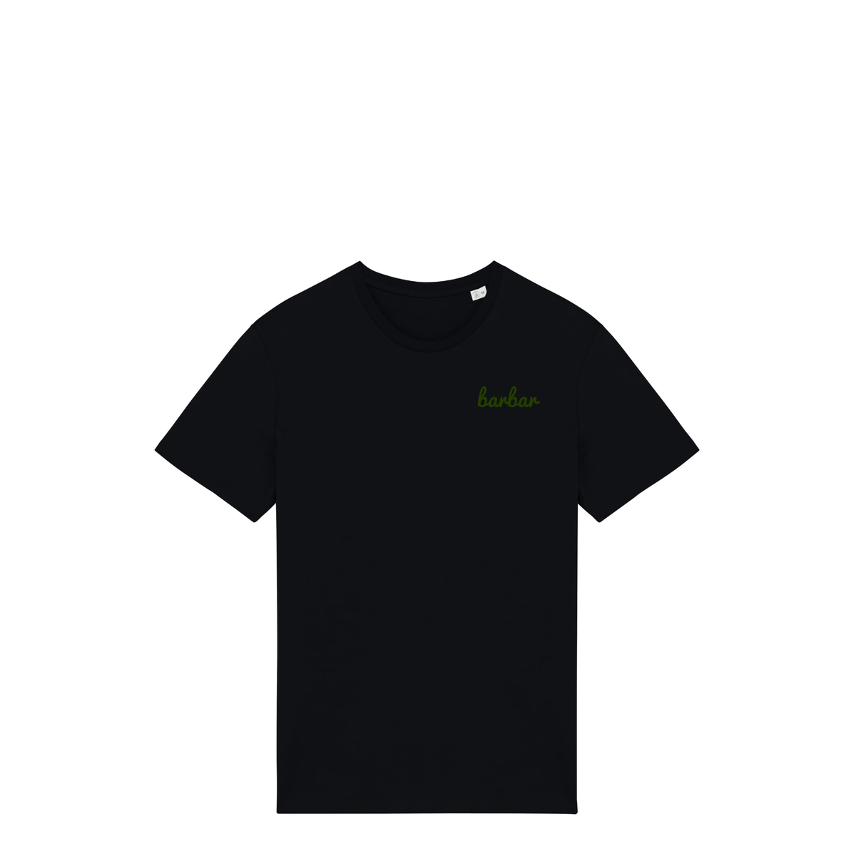 Uniseks T-shirt (BarBar Khaki logo)