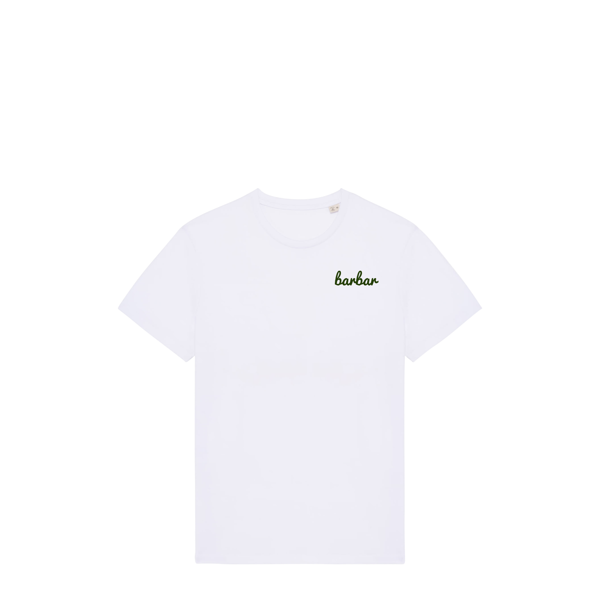 Uniseks T-shirt (BarBar Khaki logo)