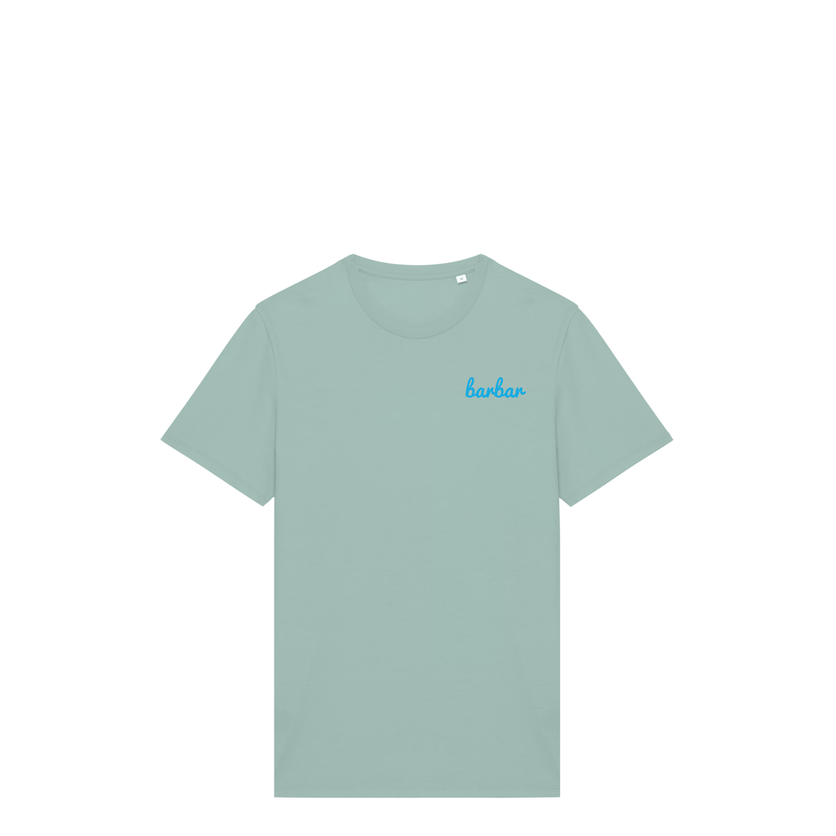 Uniseks T-shirt (BarBar Light blue logo)