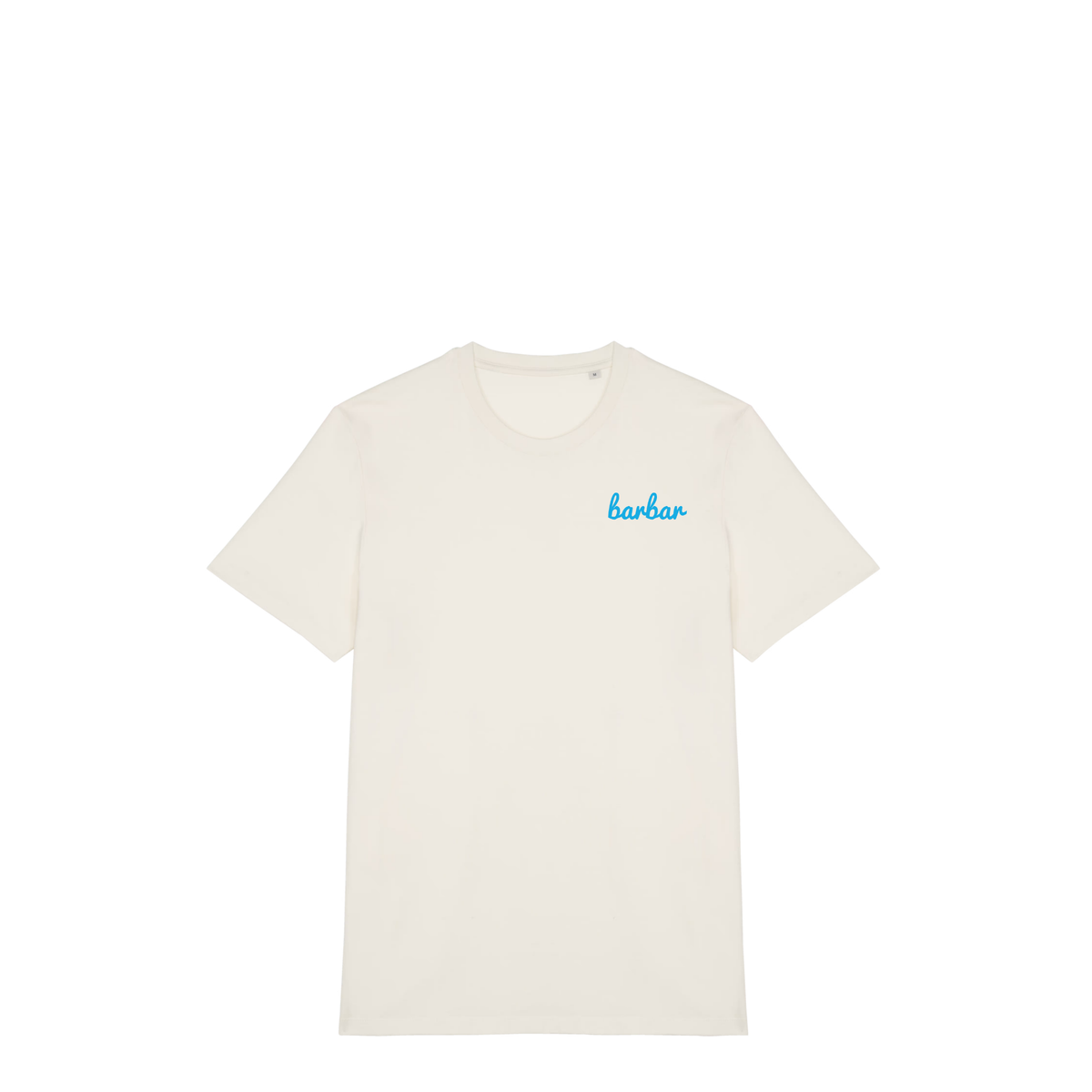 Uniseks T-shirt (BarBar Light blue logo)