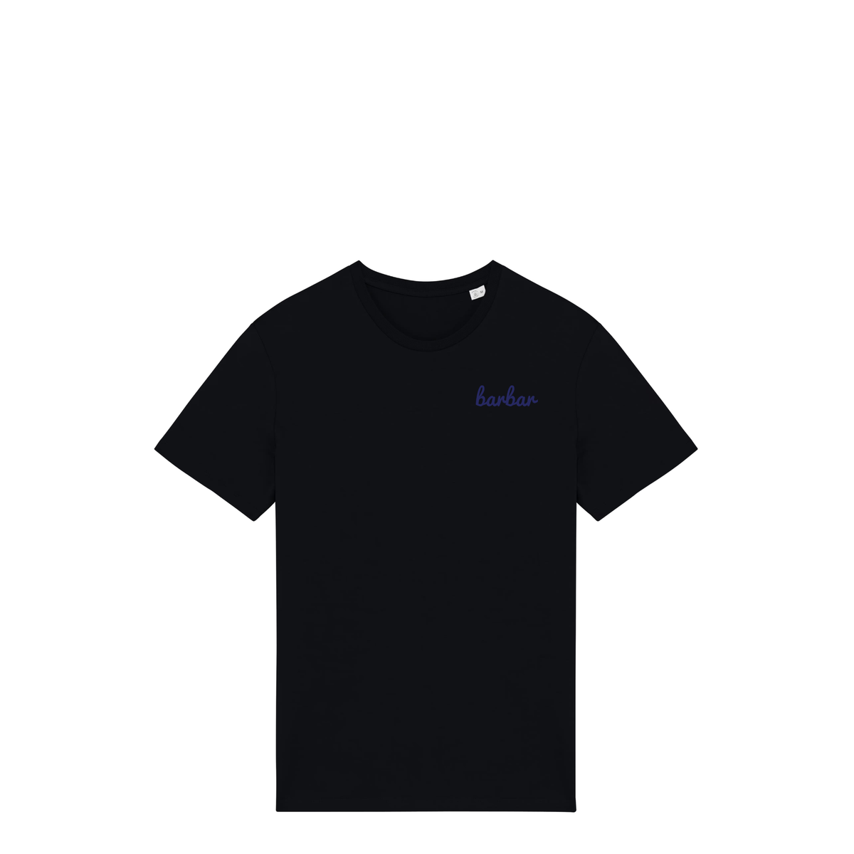 Uniseks T-shirt (BarBar Navy blue logo)