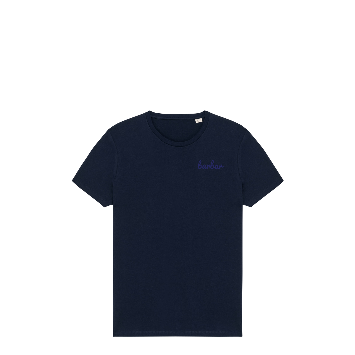 Uniseks T-shirt (BarBar Navy blue logo)