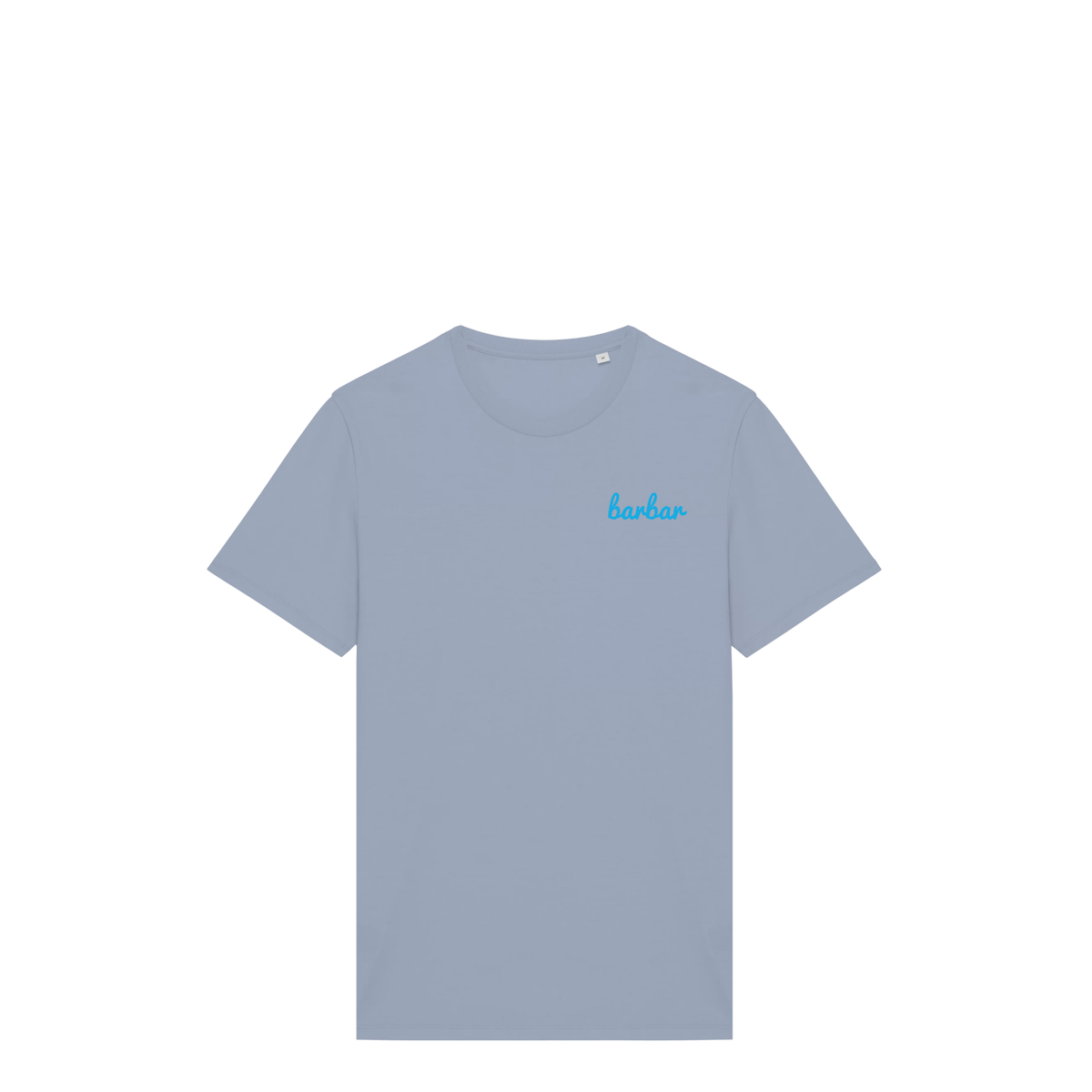 Uniseks T-shirt (BarBar Light blue logo)