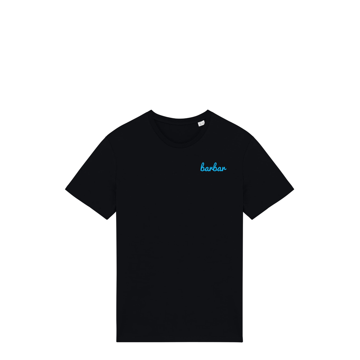 Uniseks T-shirt (BarBar Light blue logo)